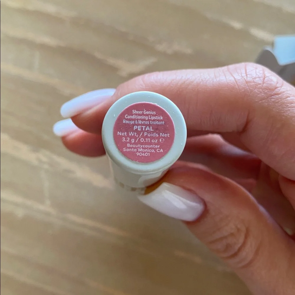 BEAUTYCOUNTER Sheer Genius Conditioning Lipstick In Petal Neutral Beige Pink